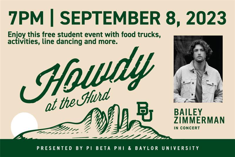 Howdy at the Hurd Student Activities Baylor University